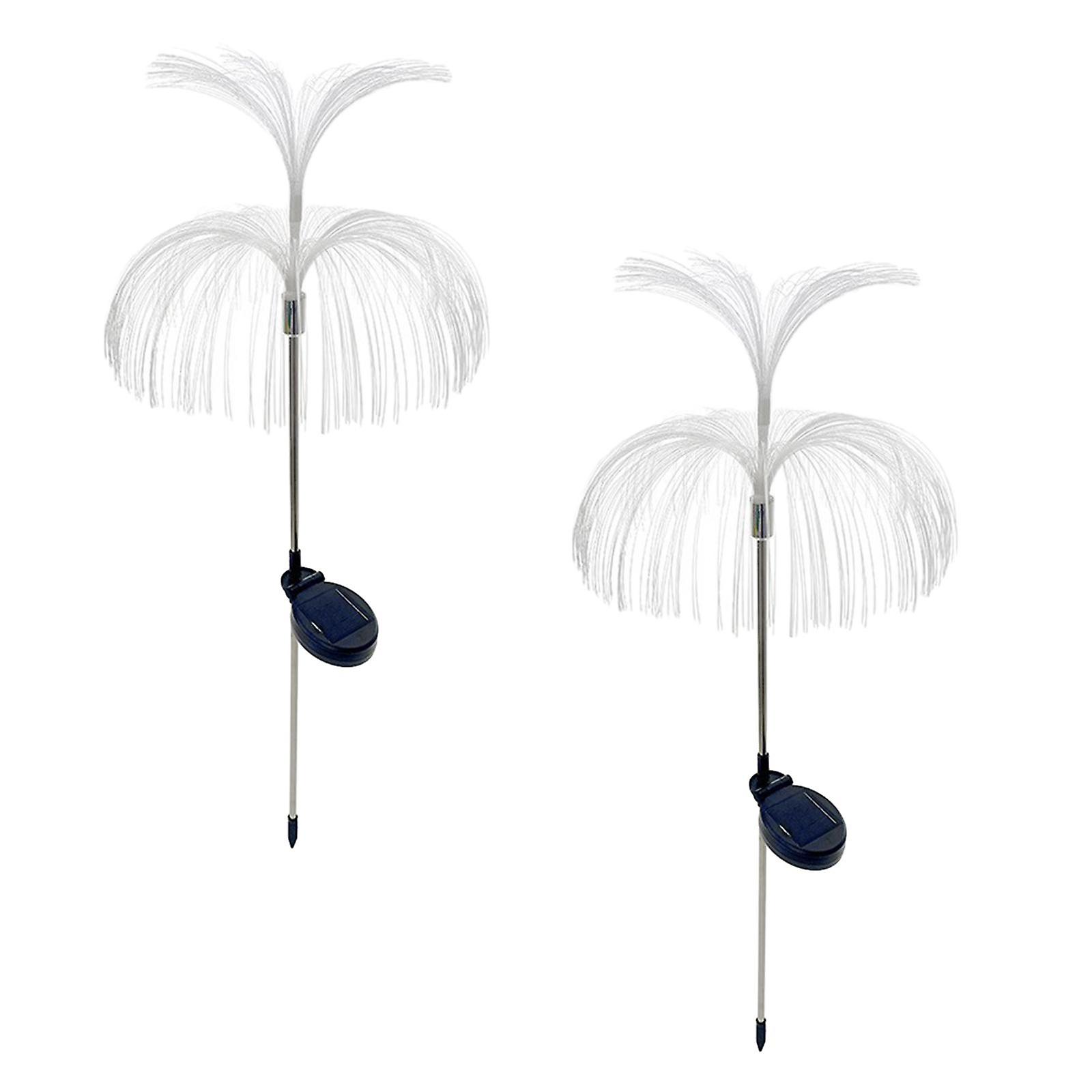 2 Pieces Jellyfish Outdoor Solar Light Outdoor Lighting Waterproof Ornaments Style B