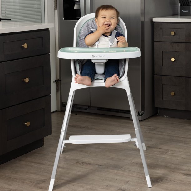 Monbebe Fusion Reclining Highchair With 8 Modes of Use， Stardust