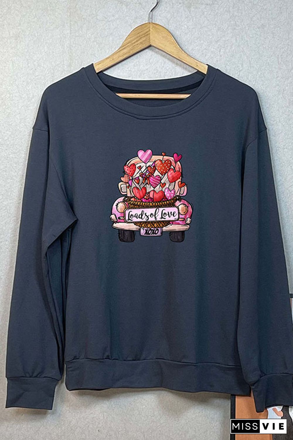 Loads of Love,Love Truck Valentine's Day Classic Crew Sweatshirt Wholesale