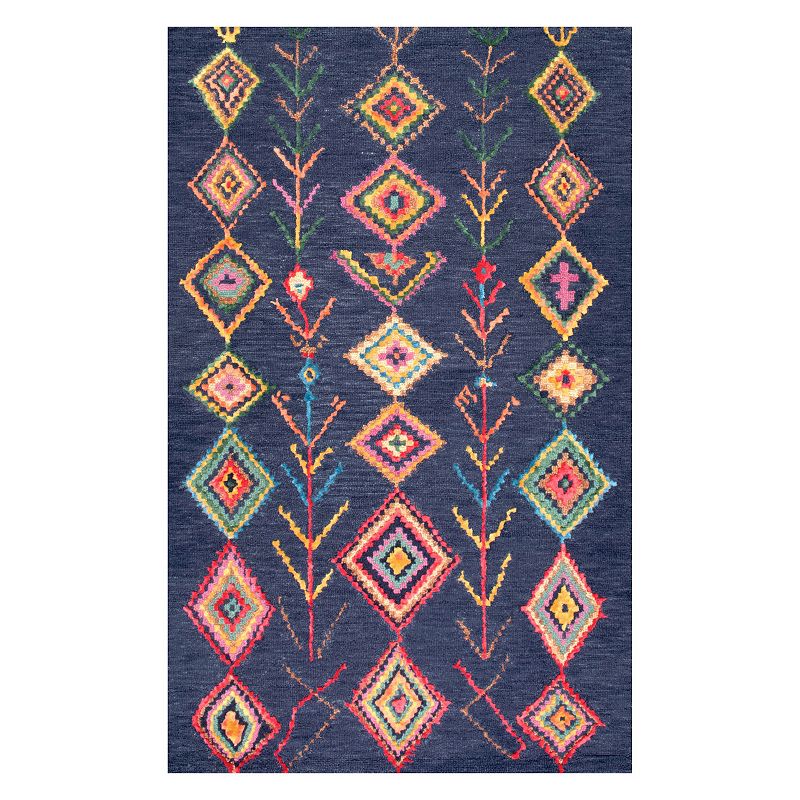 nuLOOM Belini Geometric Wool Blend Rug