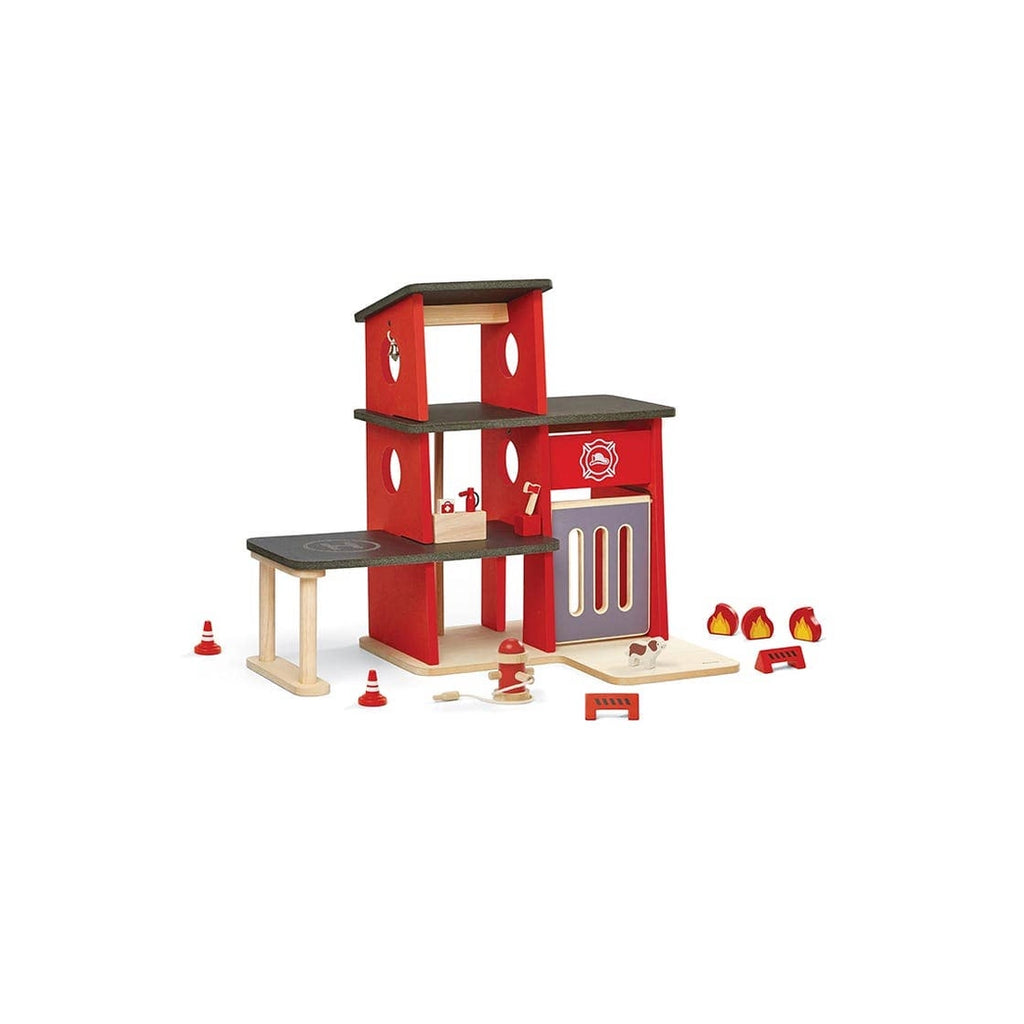 Fire Station by Plan Toys