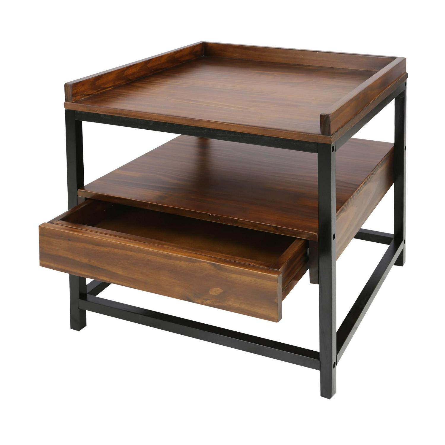 Horizon End Table with Drawer