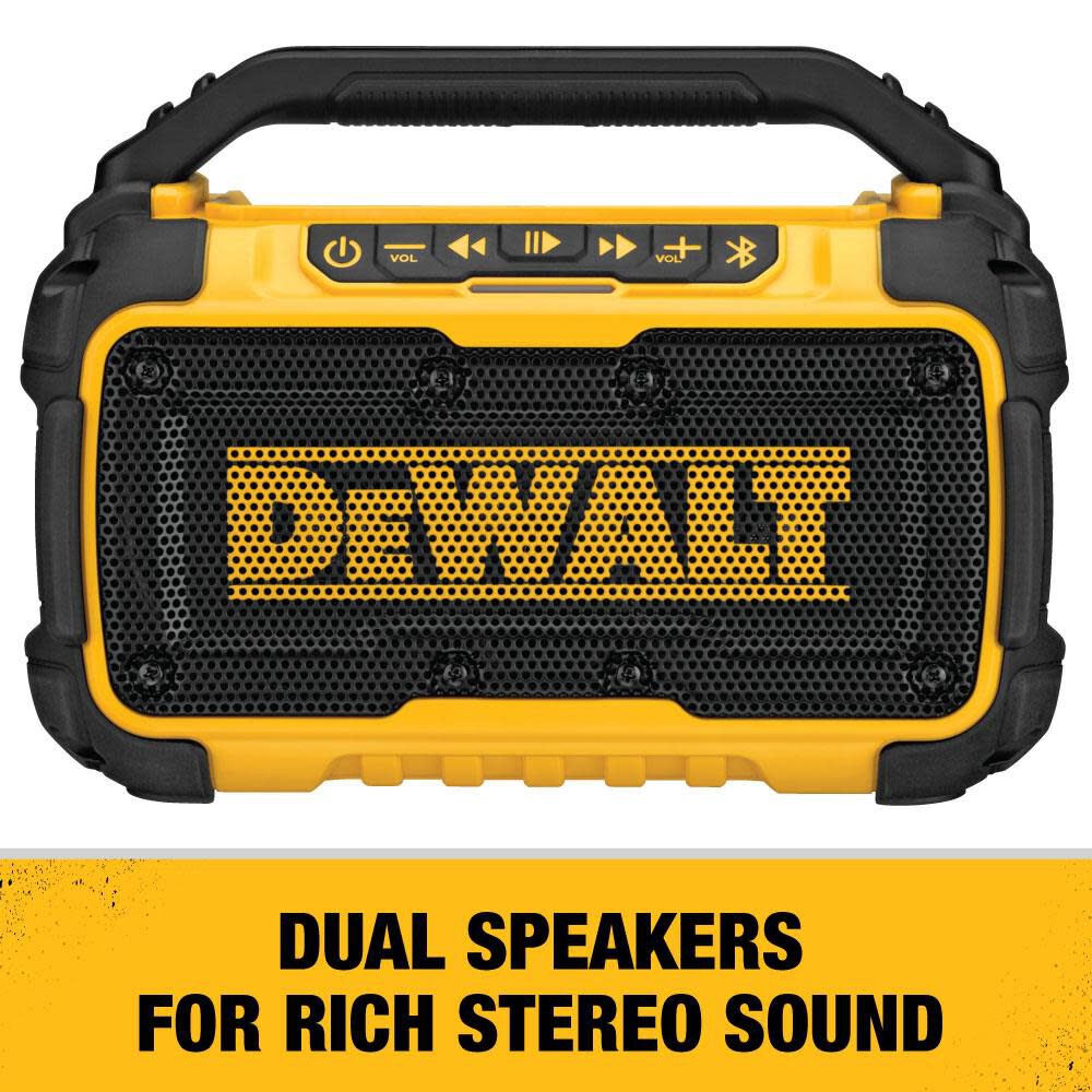 DEWALT 12V/20V MAX Jobsite Bluetooth Speaker DCR010 from DEWALT