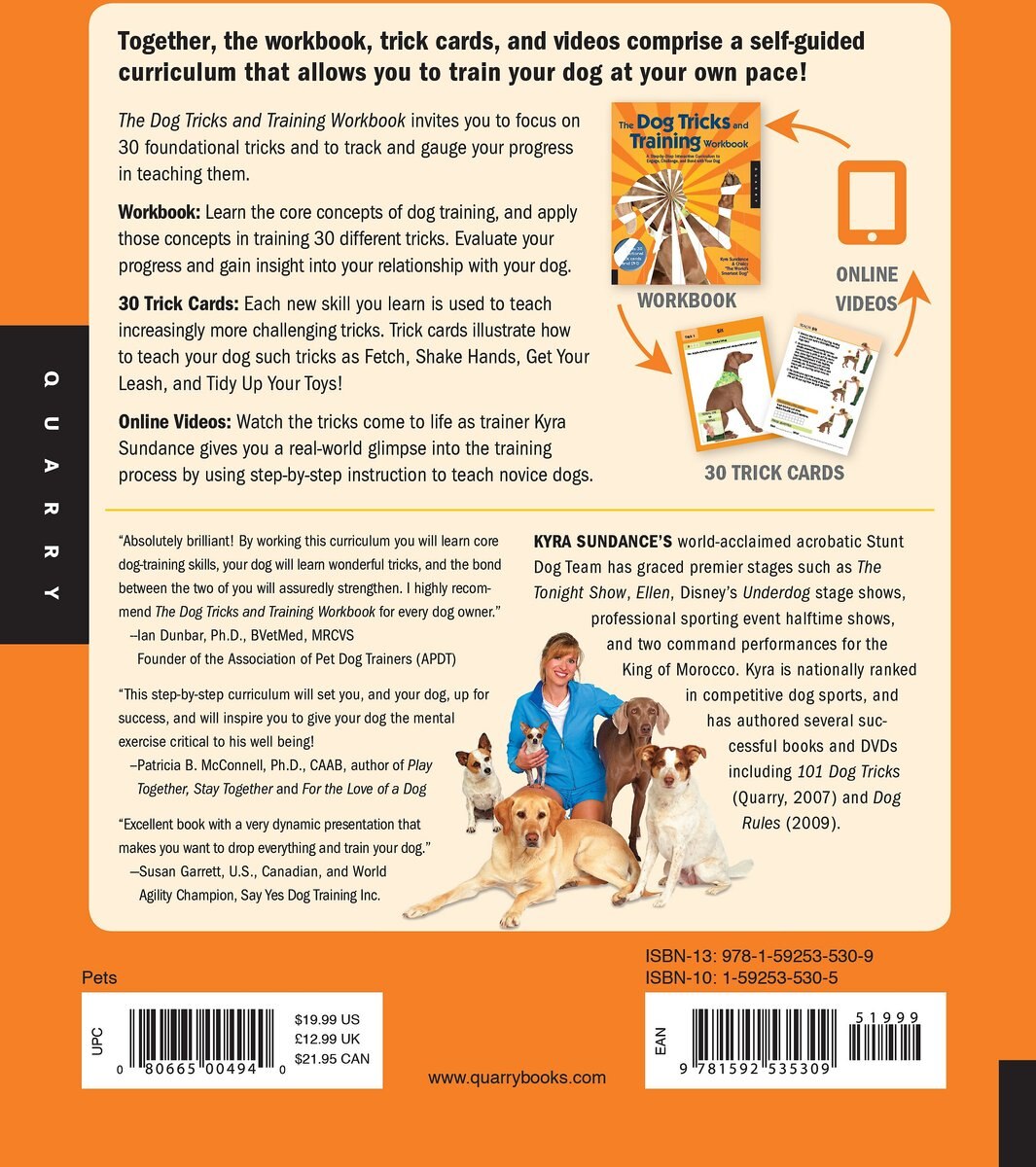 The Dog Tricks and Training Workbook: A Step-by-Step Interactive Curriculum to Engage， Challenge， and Bond with Your Dog