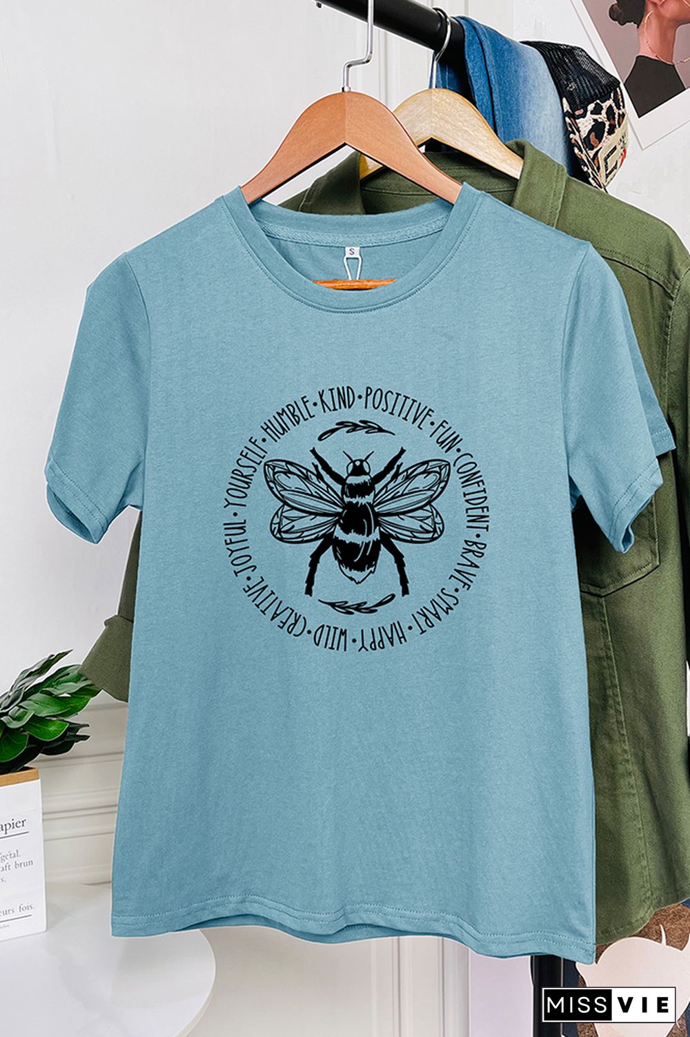 Bee Something Graphic T-Shirt Wholesale