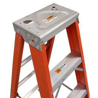 Louisville Ladder 8 ft. Fiberglass Step Ladder with 375 lbs. Load Capacity Type IAA Duty Rating FS1308HD