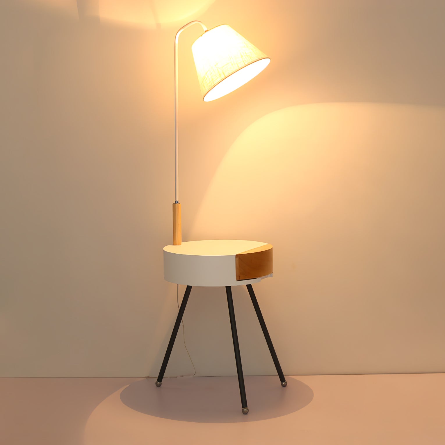 Tripod Fabric Floor Lamp