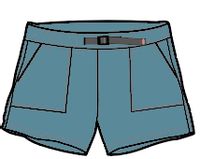 Del Sur Organic Cotton Short - Ocean Blue