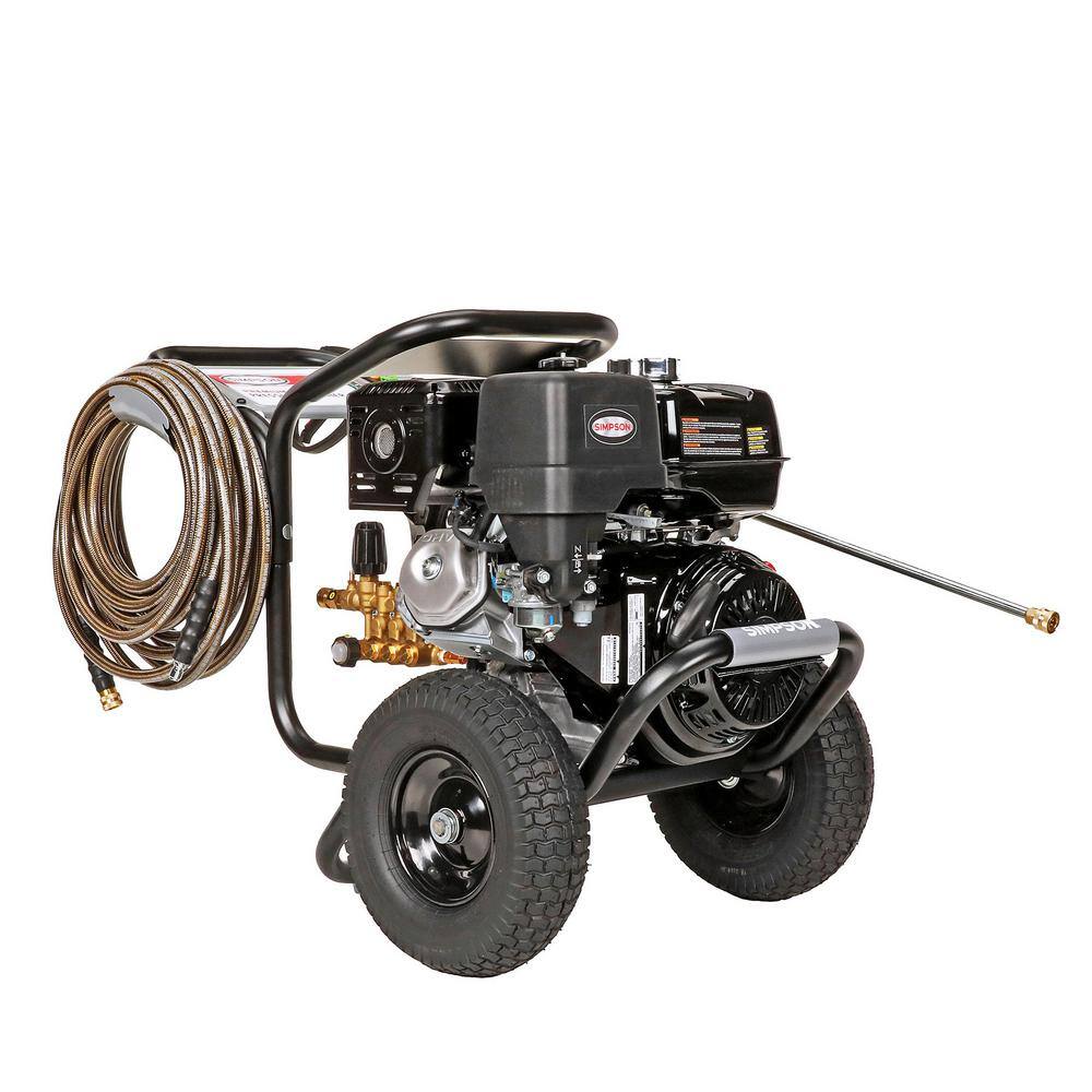 SIMPSON PowerShot 4200 PSI 4 GPM Gas Cold Water Professional Gas Pressure Washer with HONDA GX390 Engine (49-State) PS4240