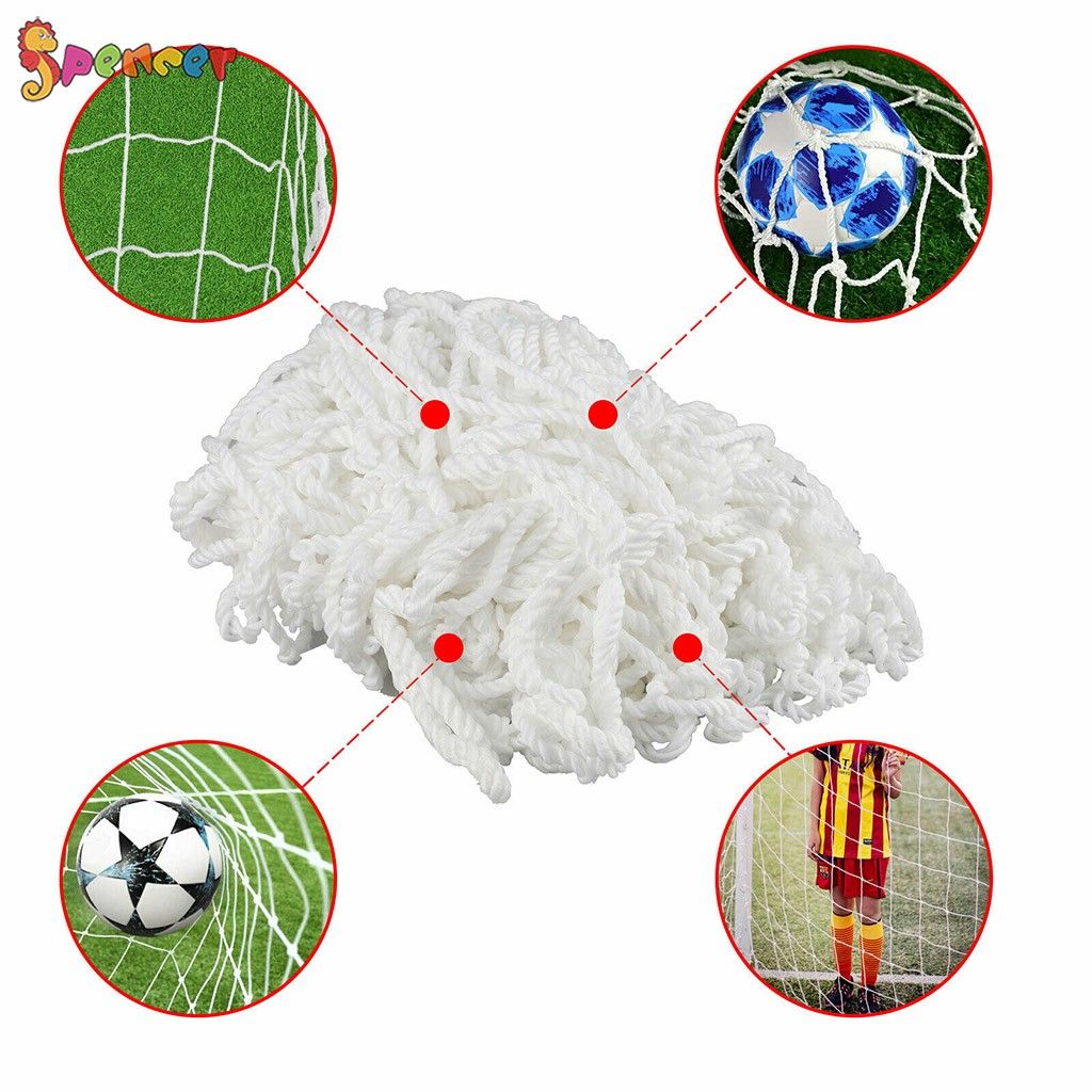 Spencer 7.8 X 5.9ft Portable Football Soccer Goal Post Net Outdoor Sports Football Training Kickback Soccer Net for Kids (Net Only)