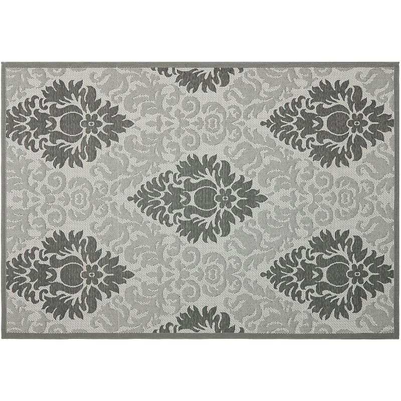 Safavieh Courtyard Leaves Print Indoor Outdoor Rug