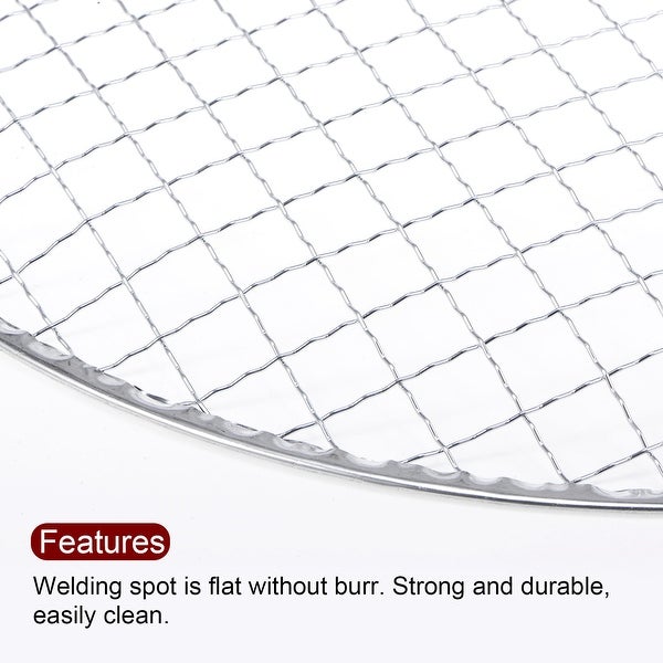 2pcs Round BBQ Grill Net 11.6