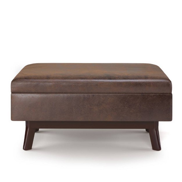 Small Ethan Rectangular Storage Ottoman And Benches Wyndenhall