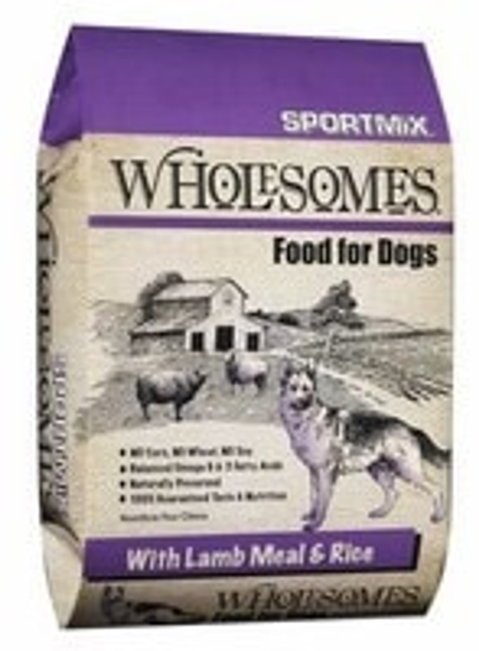 SportMix Wholesomes Lamb Meal and Rice Dog Food 40 Pounds