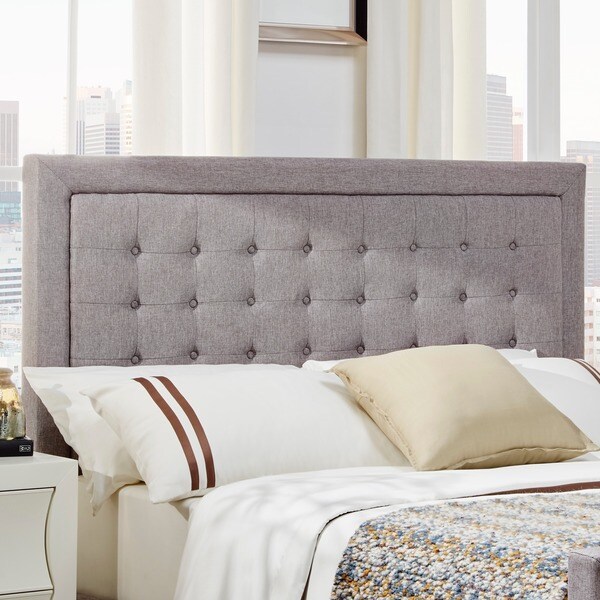 Bellevista Button-tufted Square Upholstered Headboard by iNSPIRE Q Bold - - 9391849