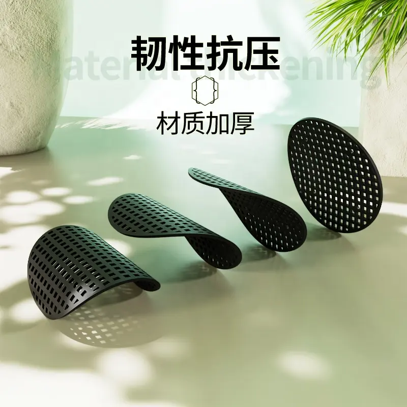 Round Gardening Plant Bonsai Flowerpot Bottom Breathable Drainage Hole Grid Mat Net Plastic Sheet Prevents Soil Leakage Gasket