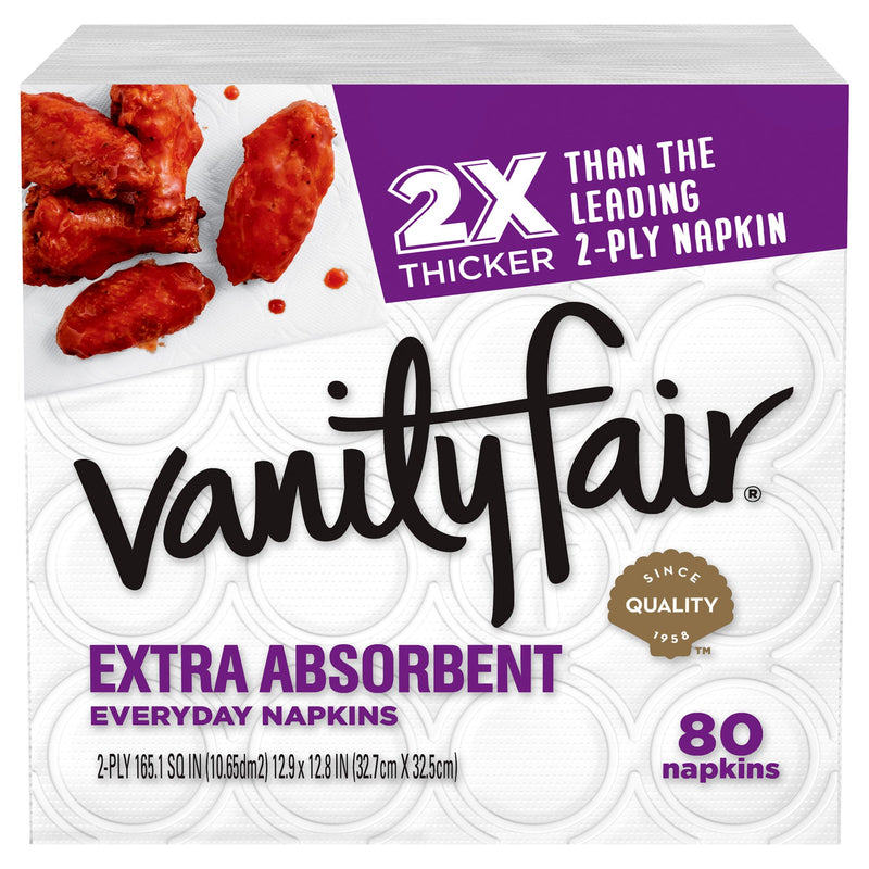 VANITY FAIR NAPKINS 80PK