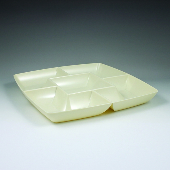 Maryland Plastics 12 Simply Squared Chip   Dip Tr...