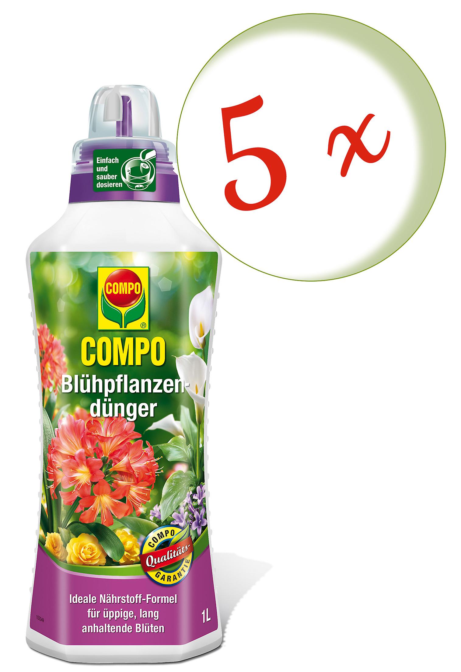 5 x COMPO plants， 1 litre