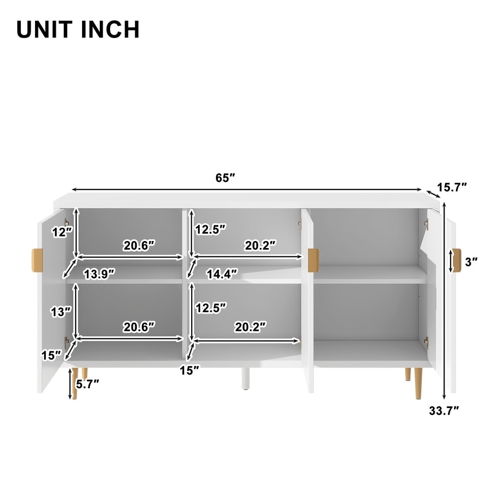 Modern Storage Sideboard Cabinet for Living Room