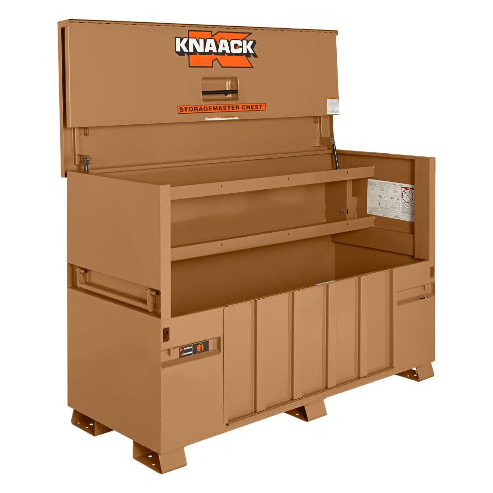 Knaack 30-in W x 72-in L x 49-in Steel Jobsite Box 91 from Knaack