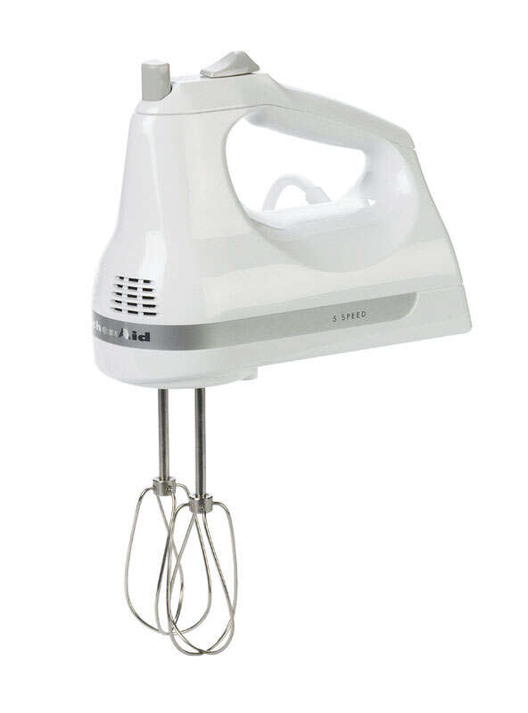 KitchenAid White 5 speed Hand Mixer