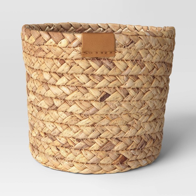 Natural Woven Decorative Planter Light Brown