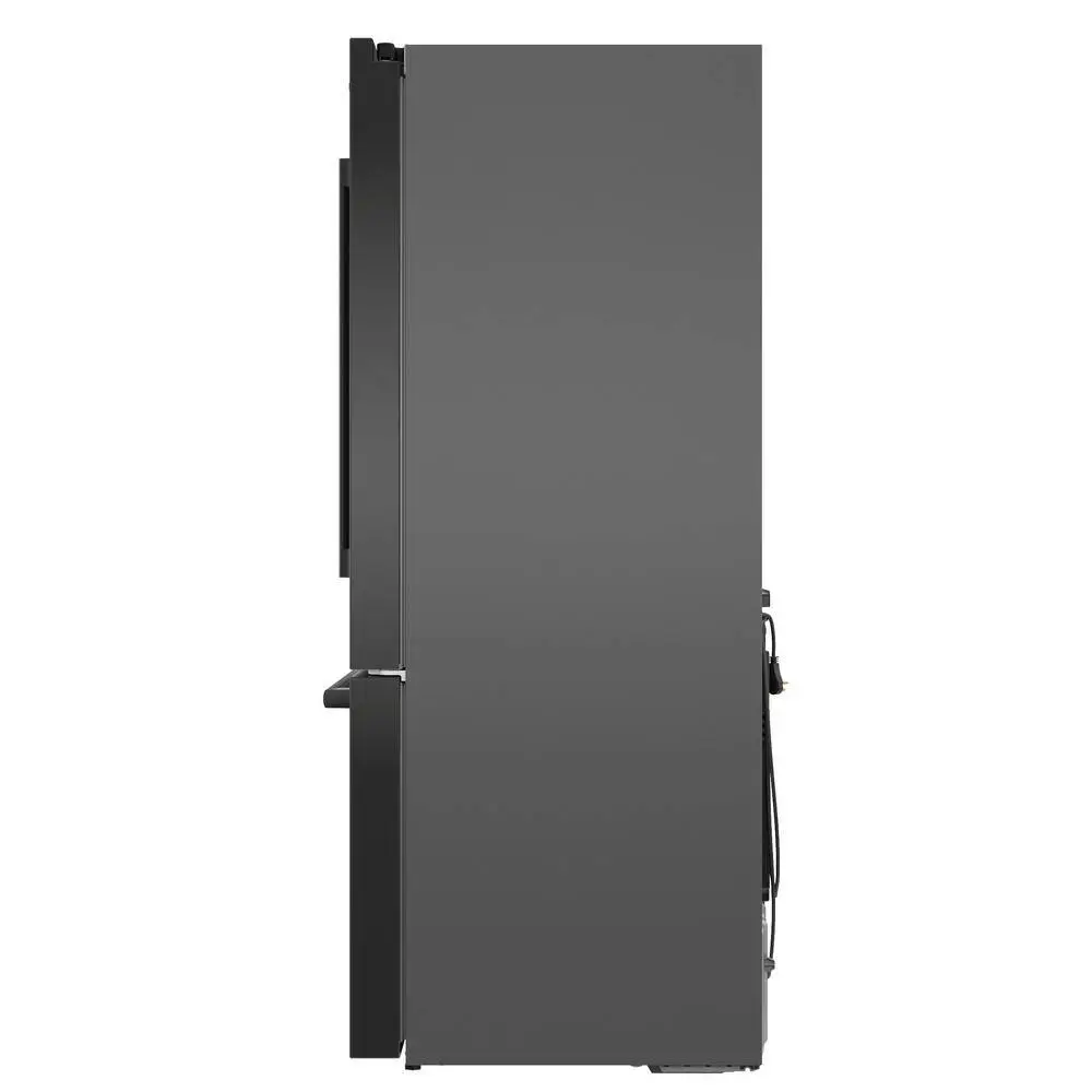 Bosch 500 Series 36 in. 22 cu. ft. Smart Counter Depth French Door Refrigerator in Black Stainless Steel Internal Water  Ice B36CD50SNB