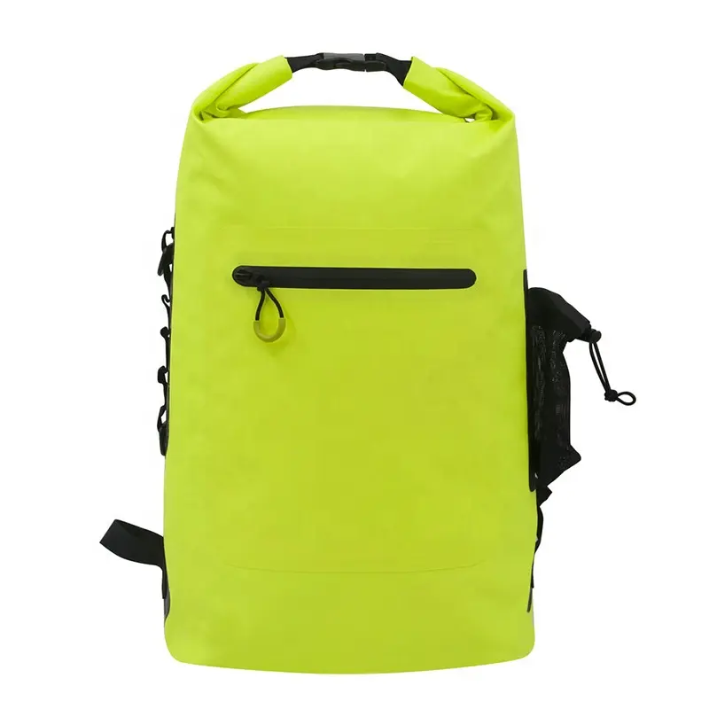 Factory Price Outdoor Equipment Hiking Camping 500D PVC Folding Back Pack Hiking Backpack