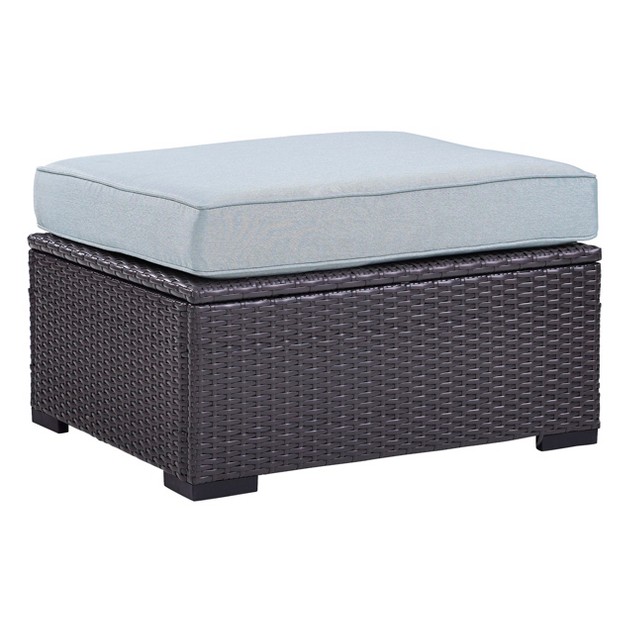 Biscayne Ottoman With Mist Cushions Crosley