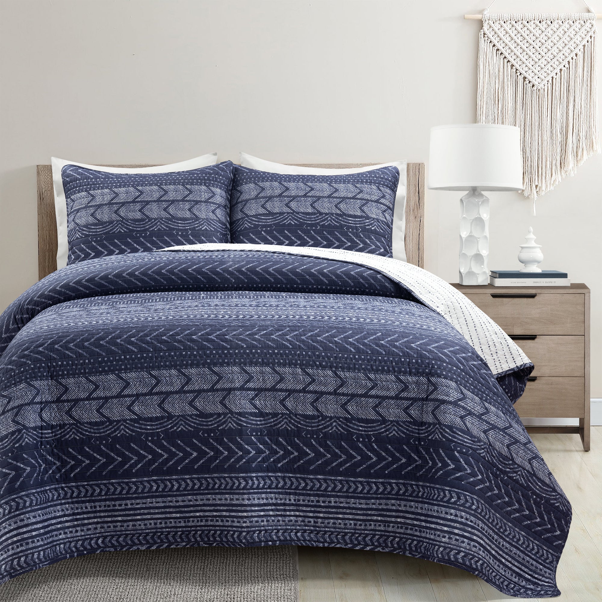 Hygge Geo Quilt 3 Piece Set