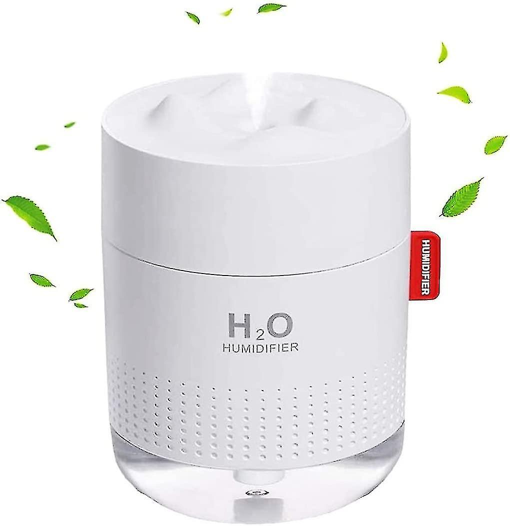 Plants Humidifier ， Silent Portable Humildifier ， 500ml Quiet Air Humidifier With Two Adjustable Mist Mode And With Night Light ， Waterless Auto-off