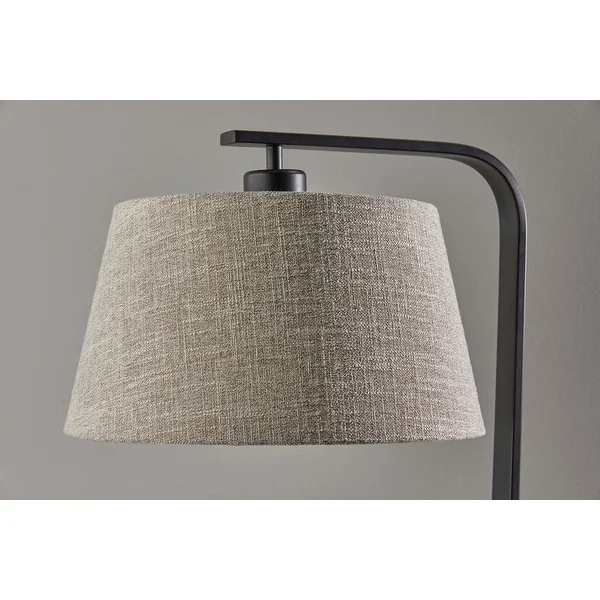 Adesso Bernard Matte Black Table Lamp