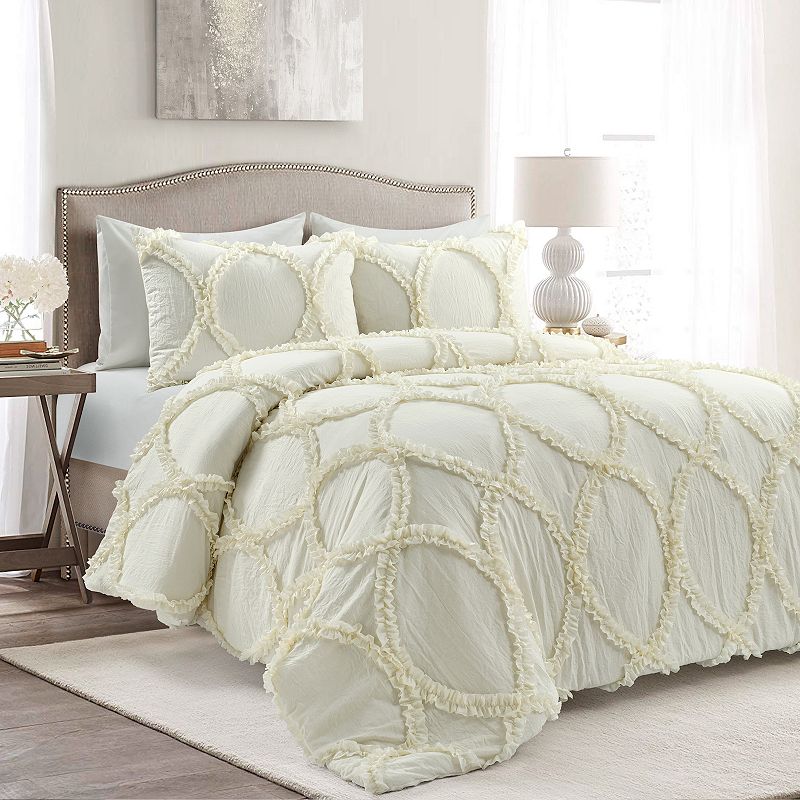 Lush Decor Riviera Neutral Comforter 3-pc. Set