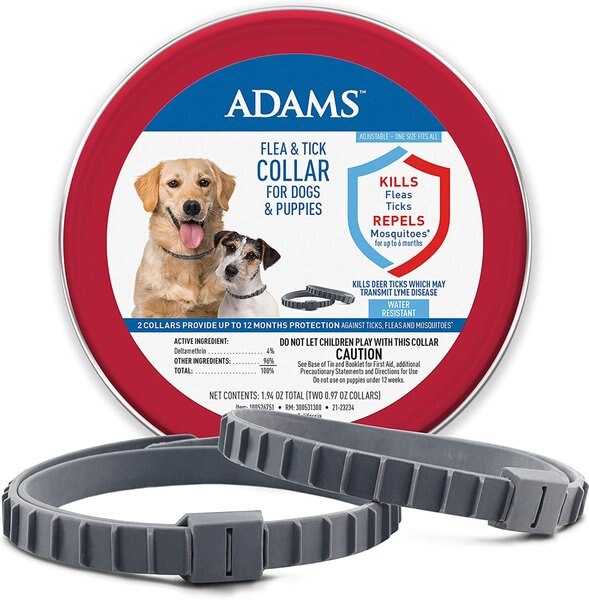 Adams Flea and Tick Collar for Dogs and Puppies