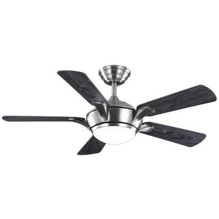 Home Decorators Collection Chelton 46 in. White Color Changing Integrated LED Brushed Nickel Ceiling Fan with Light Kit and Remote Control 59246