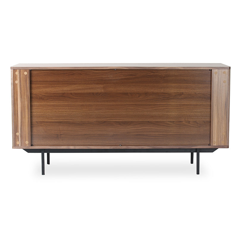 TOZZI Sideboard Buffet 160cm - Walnut/ Black