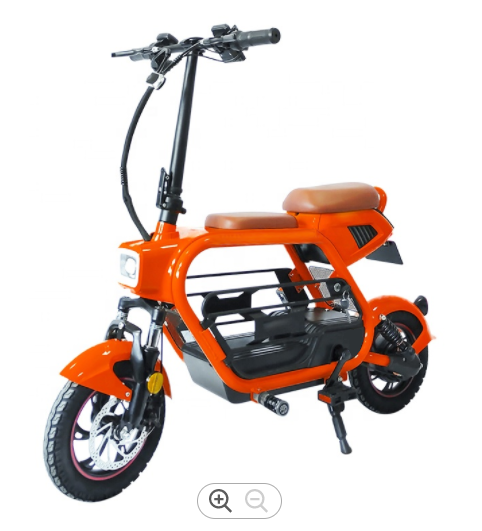 electric bicycle foldable light fashion ebike lithium battery 48v 500w mini cycle with two seats