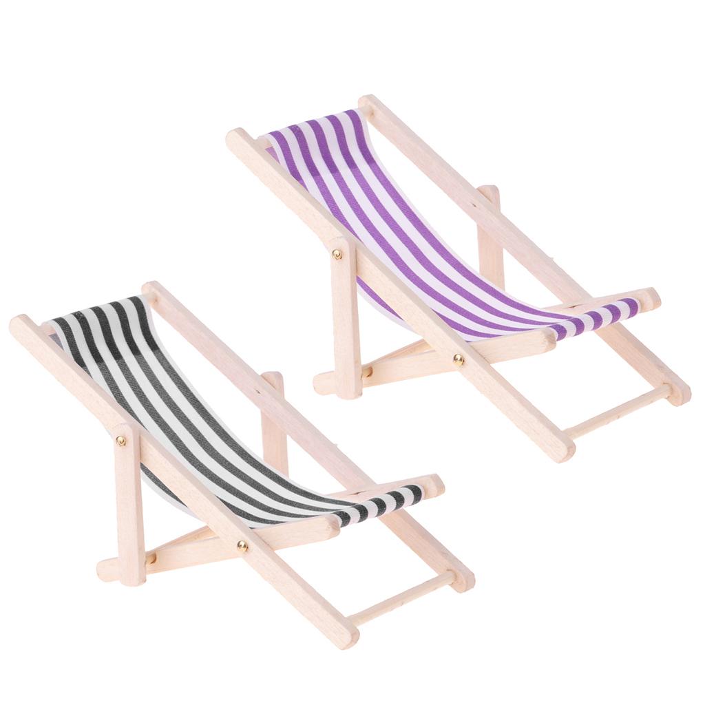 Mini Foldable Wooden Beach Chair Longue Deck Chair Beach Furniture