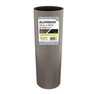 Gibraltar Building Products 14 in. x 50 ft. Terra BronzeBlack Aluminum Roll Valley Flashing A999TBBL-50-14