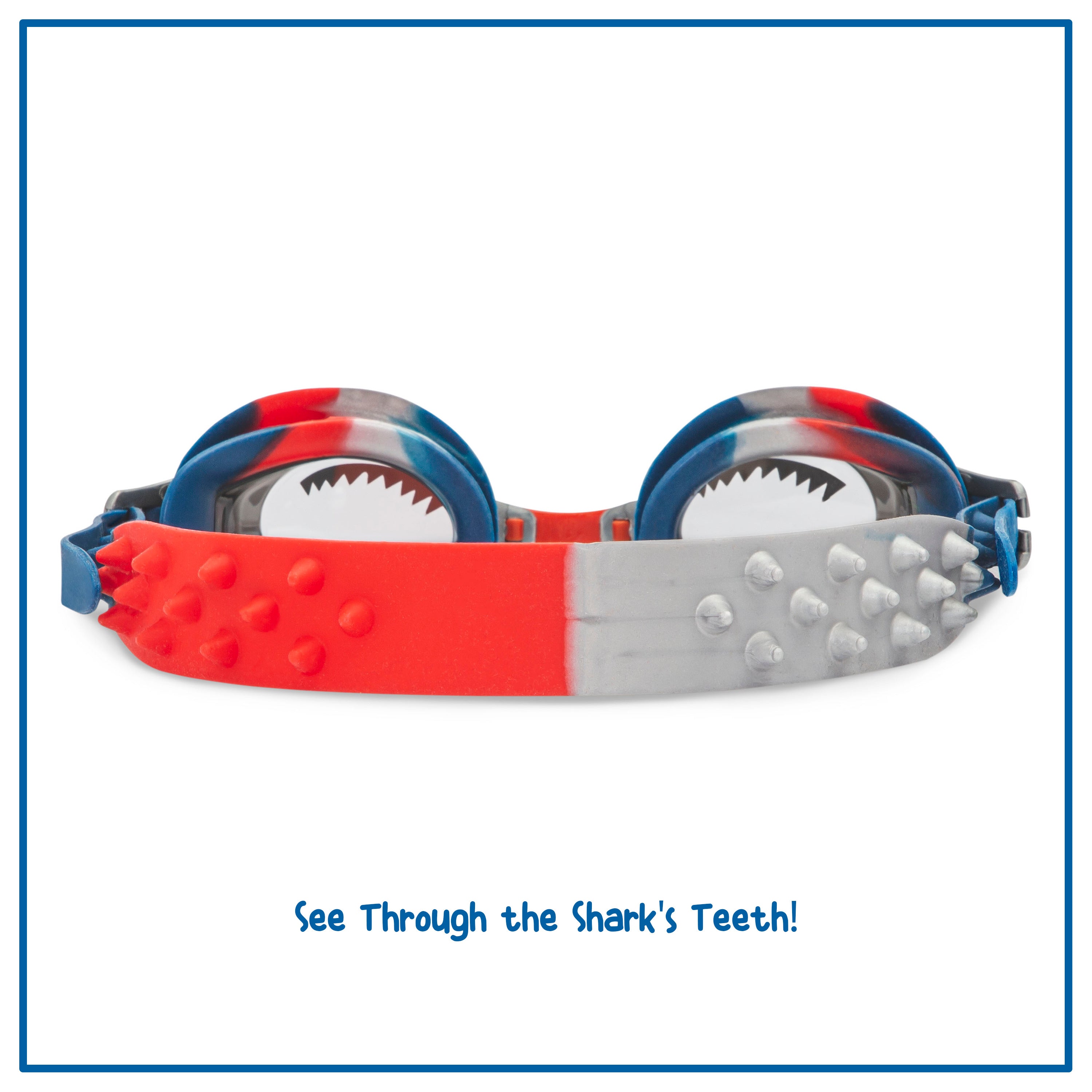 Eye Pop Blue, Red and Gray Swimming Sport Goggles