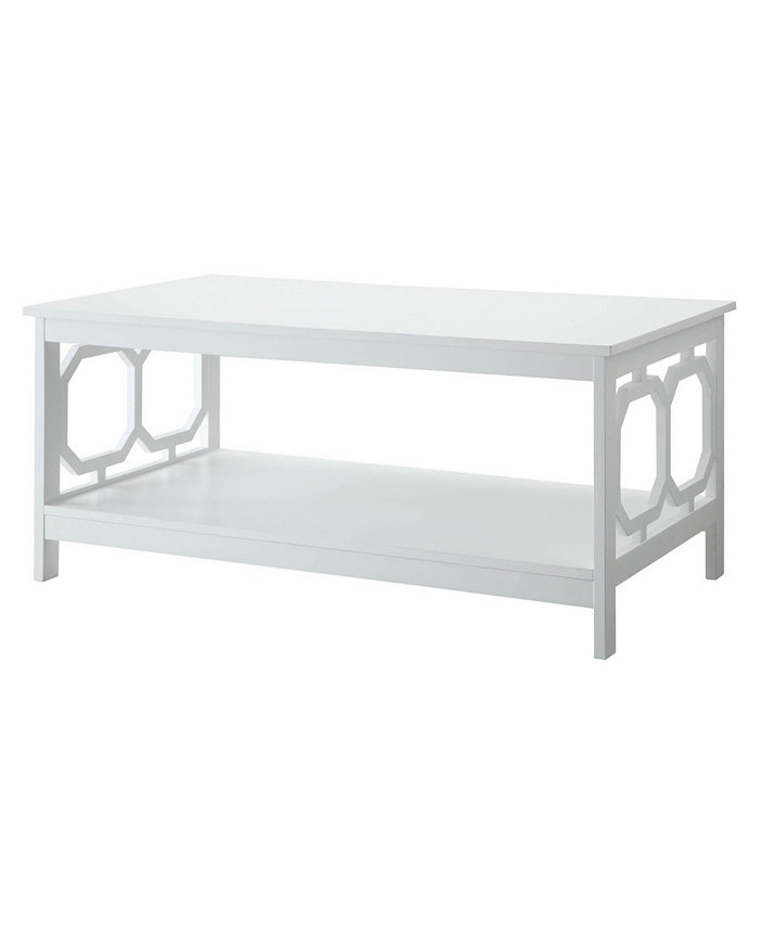 Convenience Concepts Omega Coffee Table with Shelf