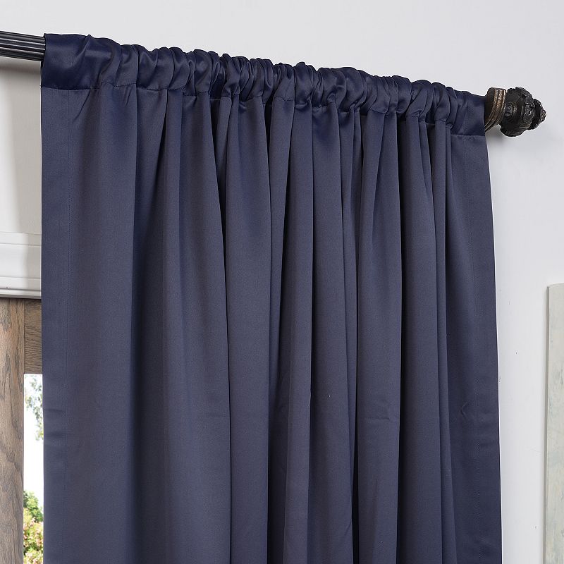 EFF Blackout 1-Panel Eclipse Patio Sized Double Wide Window Curtain