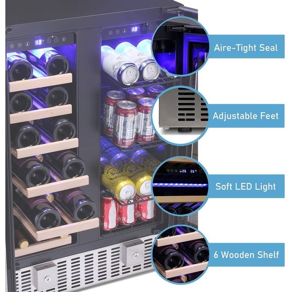 Wine Cooler Beverage Refrigerator Beer Mini Fridge