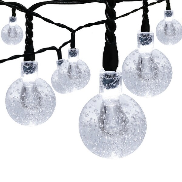 Solar 30 LED String Light Globe Ball Garden Path Yard Decor Lamp - 21ft Total Length Shopping - The Best Deals on String Lights | 39210862