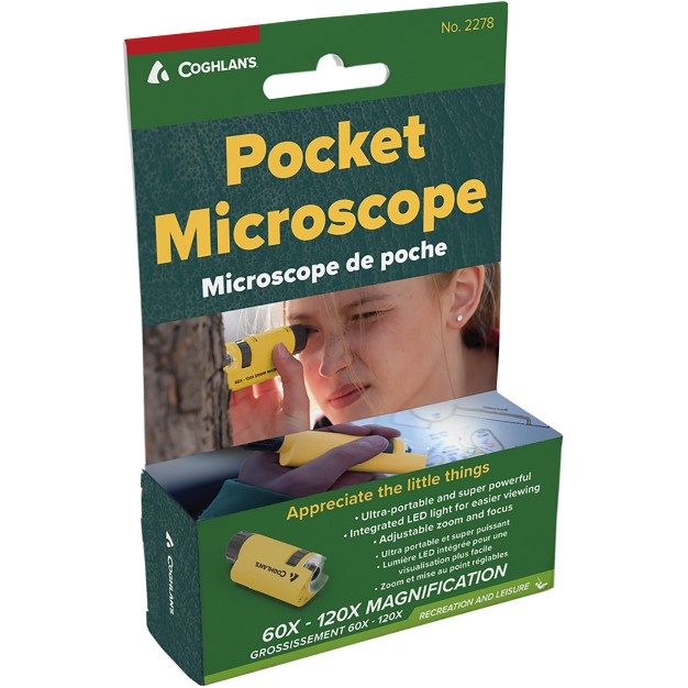 Coghlan x27 s Pocket Microscope Yellow