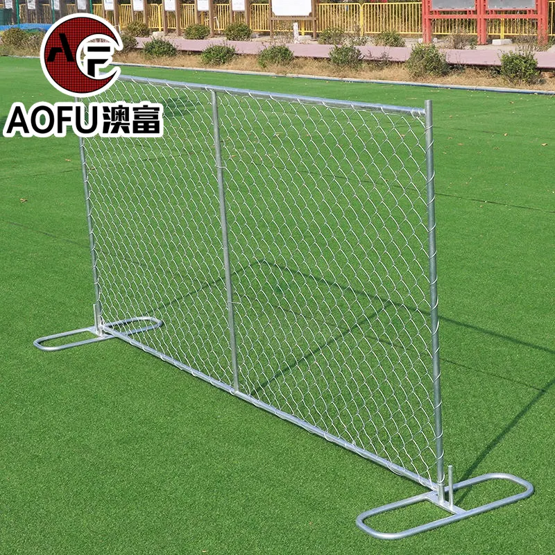 6 Foot 8 Foot High Industry Hot Dip Galvanized Chain Link Fence Poultry Fence Metal Chain Link Iron Wire Mesh