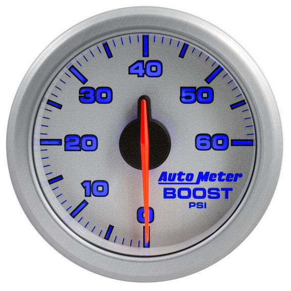 Auto Meter 9160 UL Airdrive Boost 0 60 Silvr