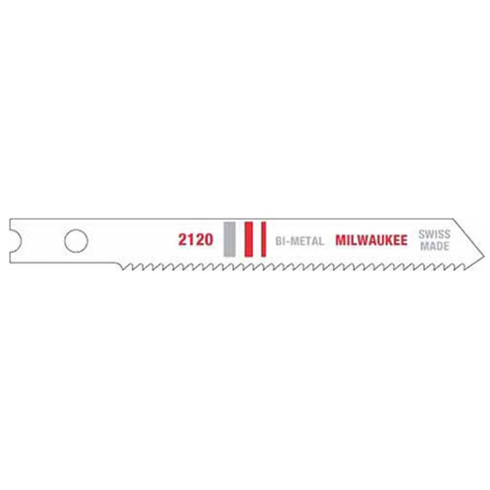 Milwaukee 2-3/4 in. 18 TPI Bi-Metal Jig Saw Blades 5PK 48-42-2120 from Milwaukee