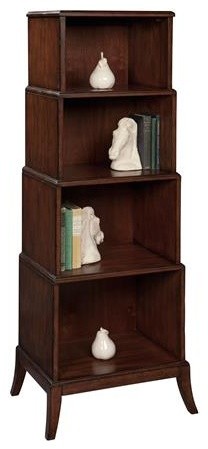 Hekman Tiered Bookcase   Transitional   Bookcases   by Buildcom  Houzz